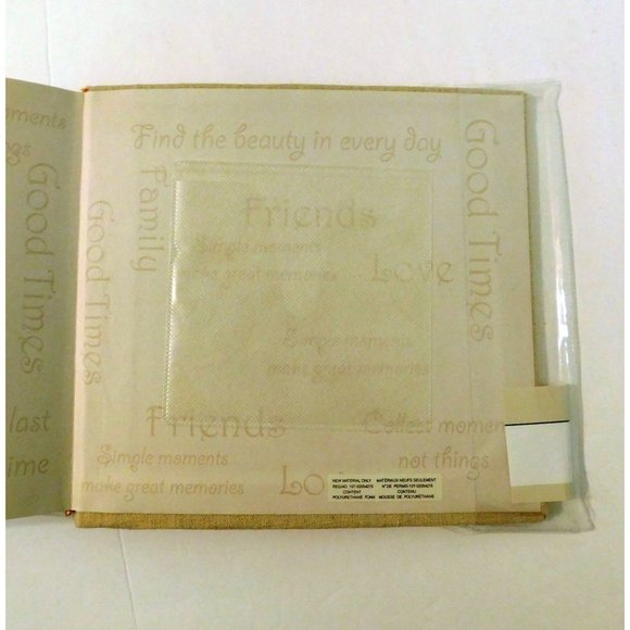 Recollections Good Times Photo Album Tan Holds 200 Photos 4x6 - Picture 7 of 8